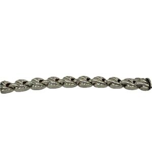 Vintage‎ IBB Italy 925 Sterling Silver Modernist Link Bracelet – Italian Made